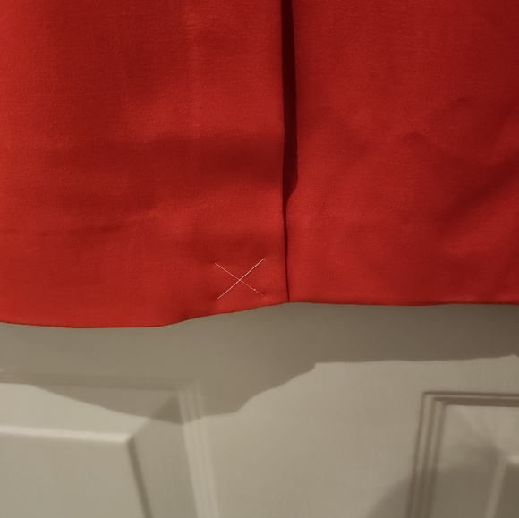 NWT J. Crew Red Crepe Sleeveless Dress Size 10 - Picture 6 of 6